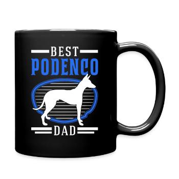 Best Podenco Dad Podenco Canario - Full Colour Mug - black - Right