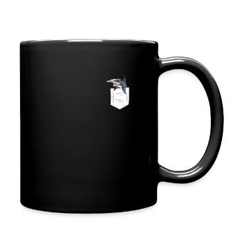 Hammerhead Shark Pocket Shark Lover Cute Shark - Tasse einfarbig - Schwarz - Rechts
