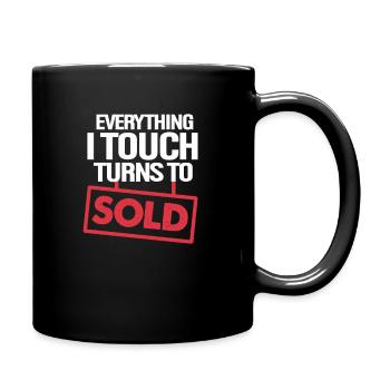 Real Estate Agent Real Estate Agent Gift - Full Colour Mug - black - Right