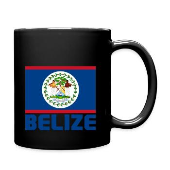 Belize - Tasse einfarbig - Schwarz - Rechts