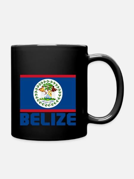 Belize - Tasse einfarbig - Schwarz