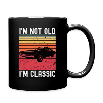 Classic Car - Full Colour Mug - black - Right