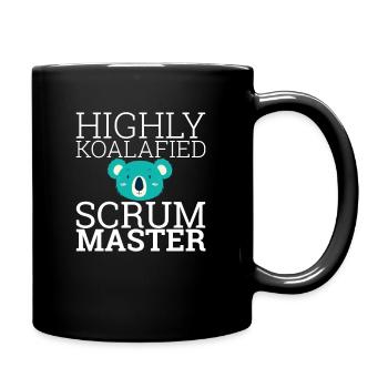 « Scrum Master Koalafied | » Scrum Master" » - Mug uni - noir - Droite