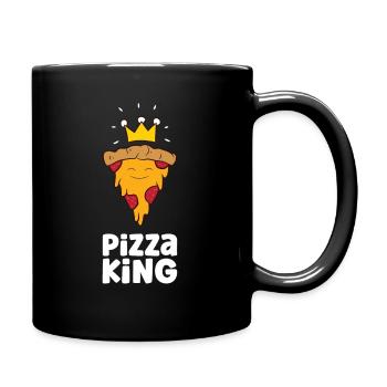 Pizza King Love Pizzas - Full Colour Mug - black - Right