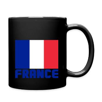 France - Mug uni - noir - Droite