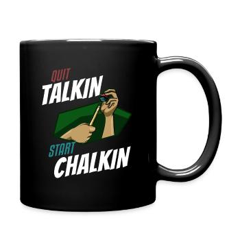 Billiard - Tasse einfarbig - Schwarz - Rechts