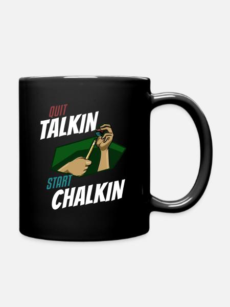 Billiard - Tasse einfarbig - Schwarz