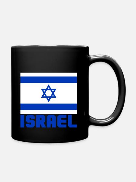 Israel - Full Colour Mug - black