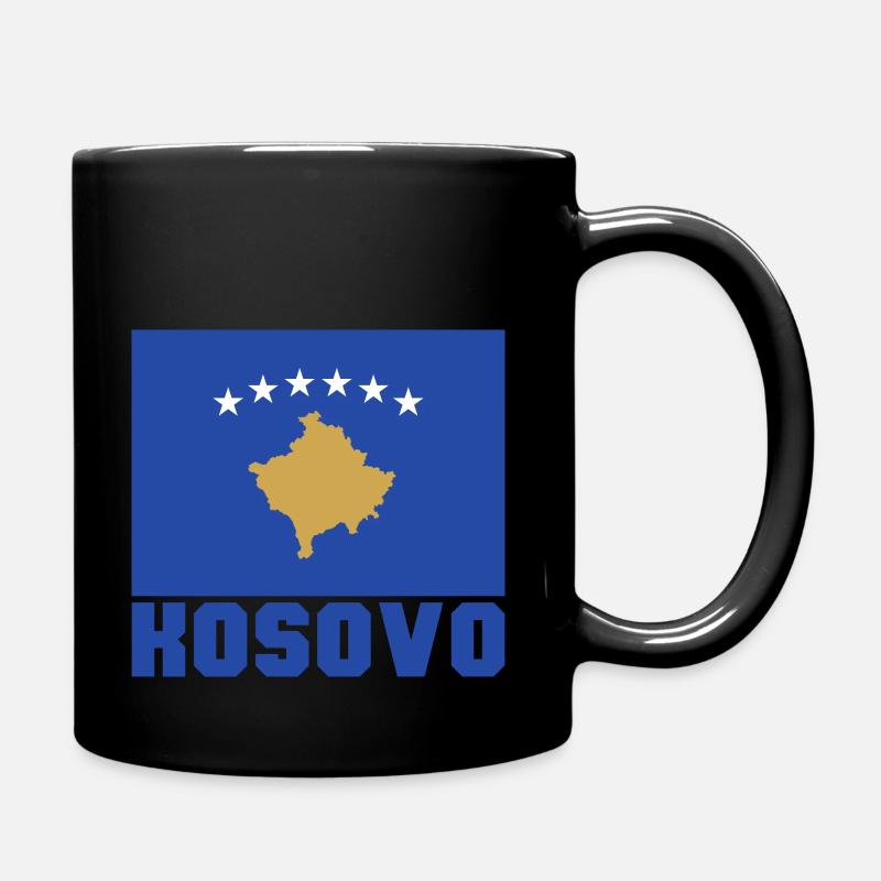 Kosovo - Full Colour Mug - black