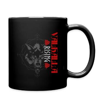 VIKING Wolf - Tasse einfarbig - Schwarz - Rechts