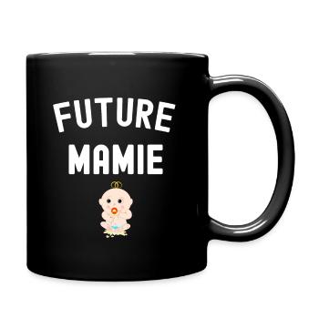 Future mamie - Mug uni - noir - Droite