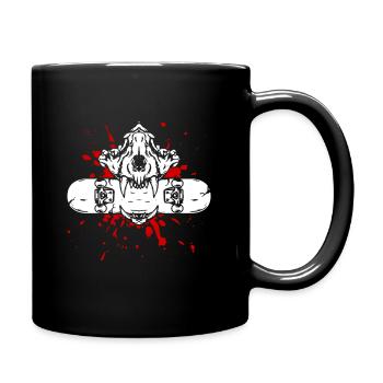 Skateboarding Skateboard Skateboarder - Full Colour Mug - black - Right