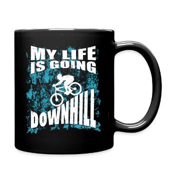 MA VIE DESCEND - VTT VTT - Mug uni - noir - Droite