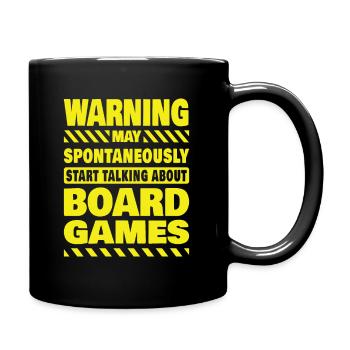 Jeux de société amusants - Mug uni - noir - Droite