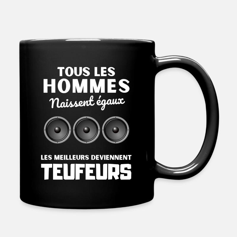 Idée cadeau teuffeur pour les festivals - Mug uni - noir