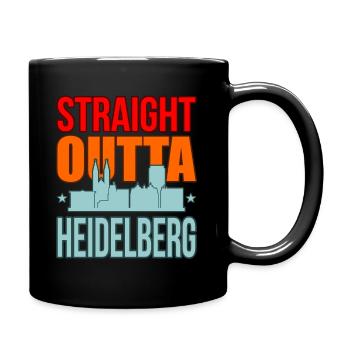 Heidelberg - Tasse einfarbig - Schwarz - Rechts