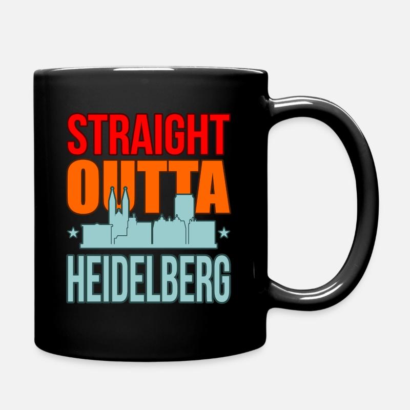 Heidelberg - Tasse einfarbig - Schwarz