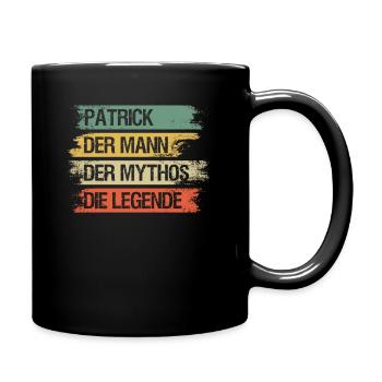 Patrick - Tasse einfarbig - Schwarz - Rechts