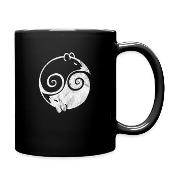 Rat - Full Colour Mug - black - Right