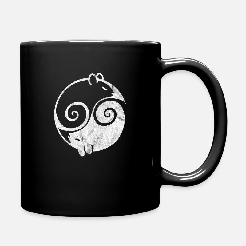 Ratte - Tasse einfarbig - Schwarz