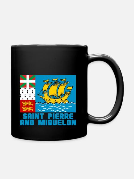 Saint-Pierre-et-Miquelon - Mug uni - noir