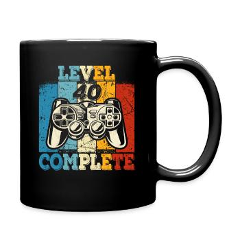 Herren Level 40 Complete De chemise d’anniversaire Gamer - Mug uni - noir - Droite
