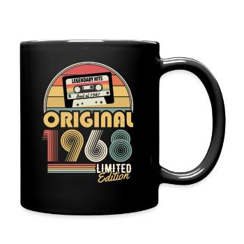 1968 Vintage millésime anniversaire rétro cadeau - Mug uni - noir - Droite