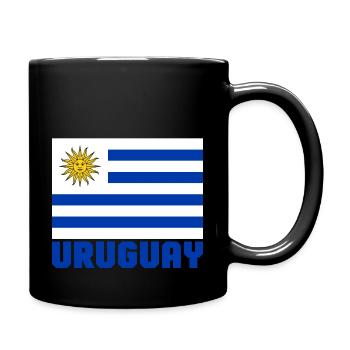 Uruguay - Tasse einfarbig - Schwarz - Rechts