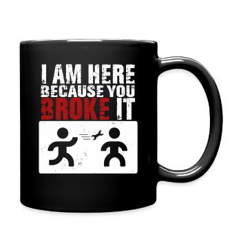 Vintage Tuner Car Mechanic Retro Car Tinkerer - Mug uni - noir - Droite