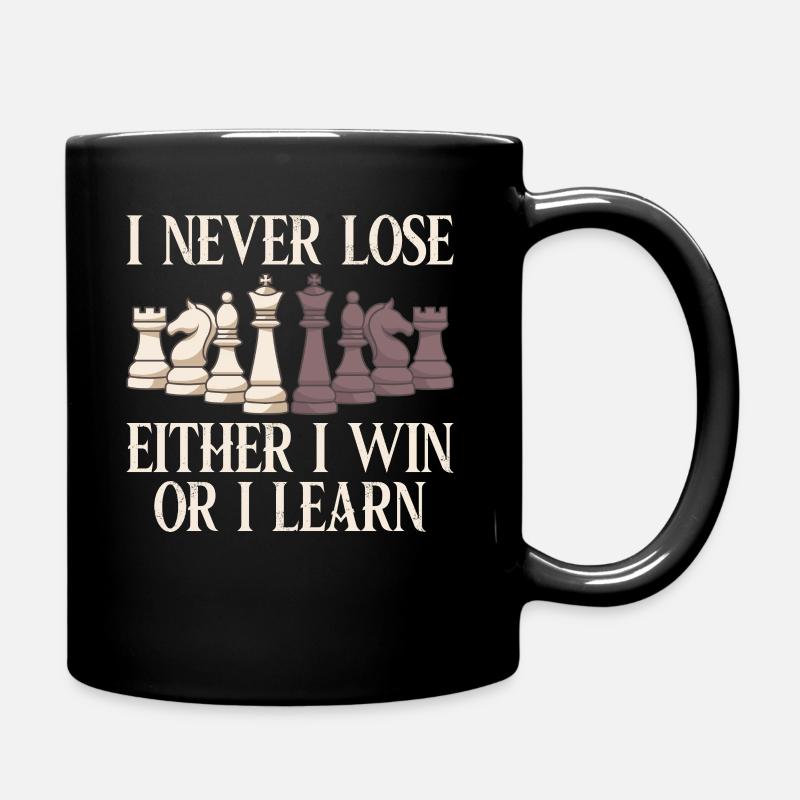 Schachspieler / Lustiges Schach Geschenk - Tasse einfarbig - Schwarz
