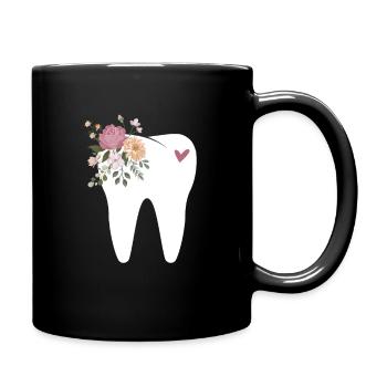 Dentiste Dentiste Dentiste Dentist Dents Cadeau - Mug uni - noir - Droite