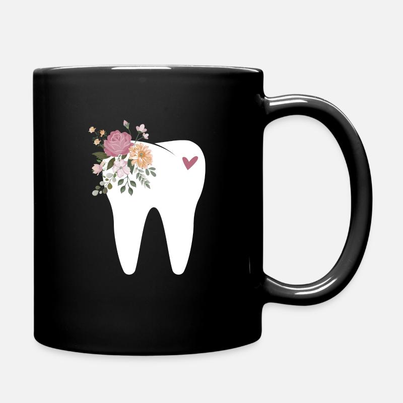 Dentysta Dentysta Dentysta Zęby Prezent - Kubek jednokolorowy - czarny