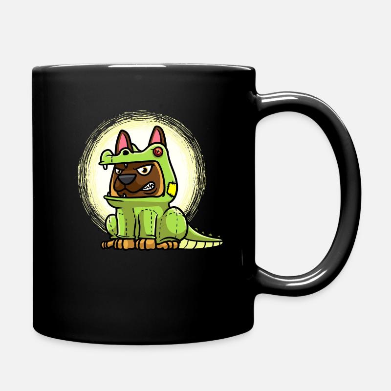Malinois Hund In Alligator Kostüm - Tasse einfarbig - Schwarz