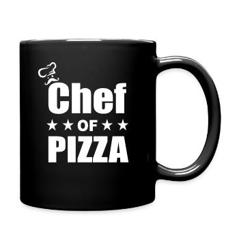 Pizza Chef - Italy Pizzeria Chef Of Pizza - Full Colour Mug - black - Right