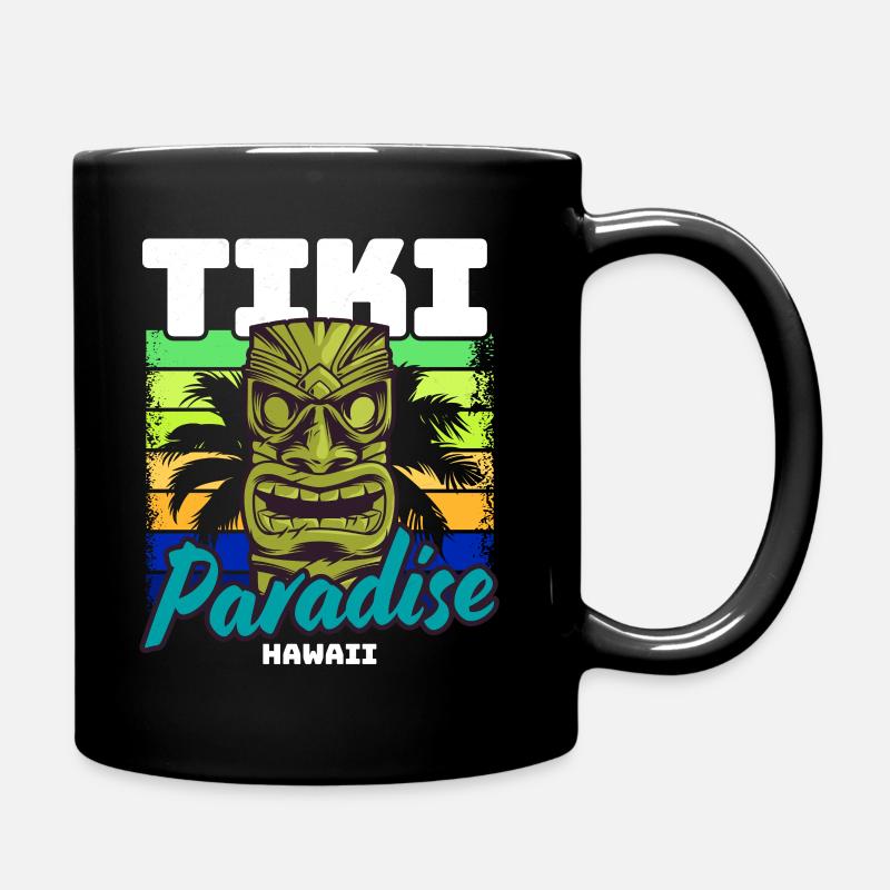 Tiki Paradise Tiki Bar Hawaii Sommer - Tasse einfarbig - Schwarz