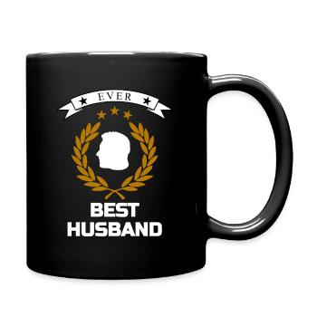 Best husband ever - Tasse einfarbig - Schwarz - Rechts