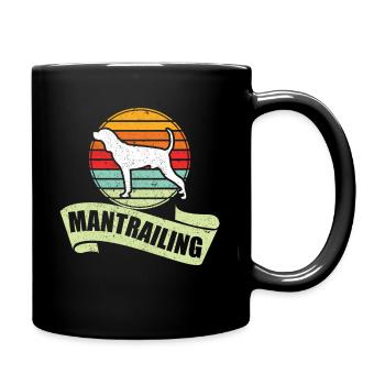 Mantrailer Mantrailing Chien de suivi Sport canin - Mug uni - noir - Droite