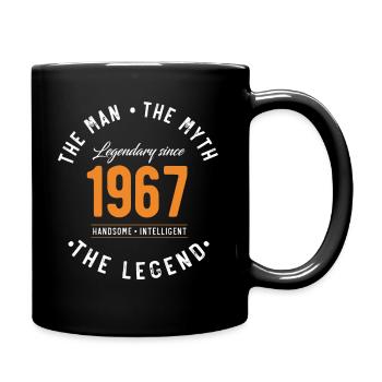 Legendary since 1967 The Man The Myth - Mug uni - noir - Droite