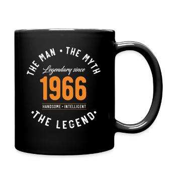 Legendary since 1966 The Man The Myth - Mug uni - noir - Droite