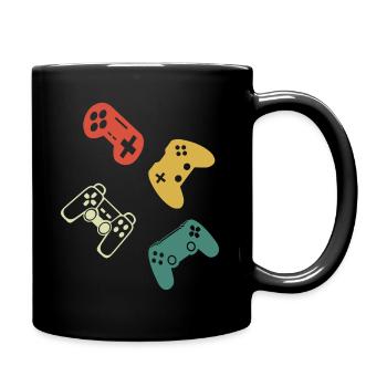 Gamer Controller Gaming Player - Video Games - Tasse einfarbig - Schwarz - Rechts