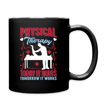 Physical Therapy Kinésithérapeute Physiothérapie - Mug uni - noir - Droite
