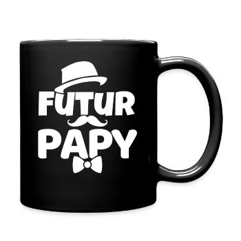 Futur Papy Naissance Grand Pere Grossesse Annonce - Mug uni - noir - Droite