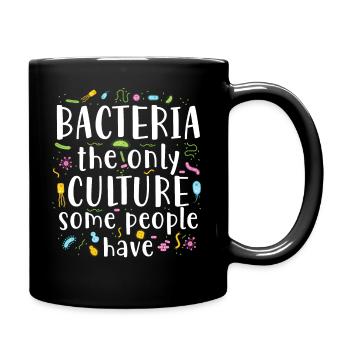 Bacteria Pun Drôle de science Vêtements - Mug uni - noir - Droite