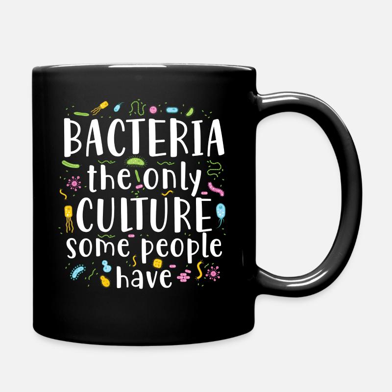 Bacteria Pun Drôle de science Vêtements - Mug uni - noir