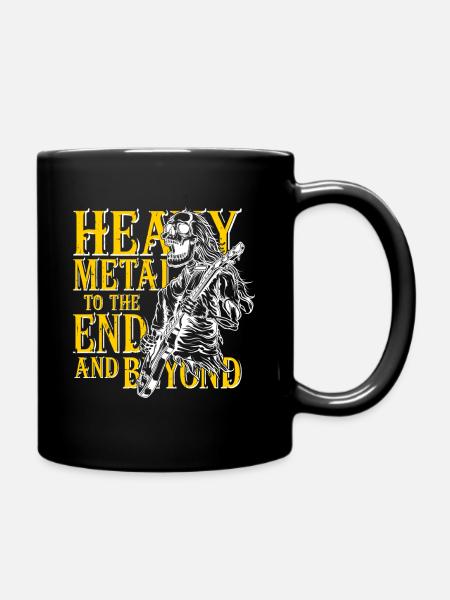 Heavy metal to the end - Mug uni - noir