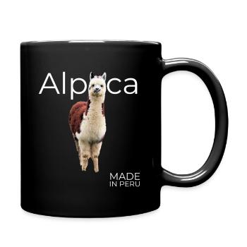 Alpaca Peru - Full Colour Mug - black - Right