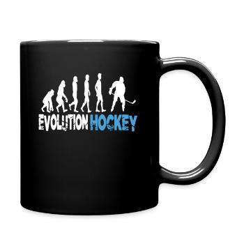 Evolution Hockey - Tasse einfarbig - Schwarz - Rechts