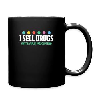 Apotheke Apotheker Medizin Apothekerin Geschenk - Tasse einfarbig - Schwarz - Rechts