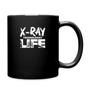 Radiology Radiologist Röntgen Rad Tech Gift - Full Colour Mug - black - Right