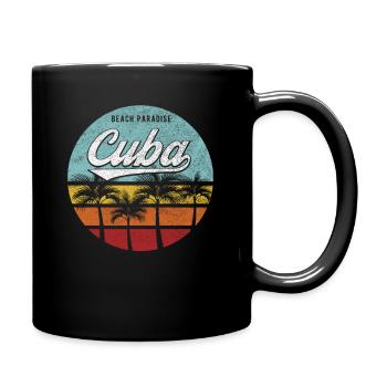 Cuba Havanna - Tasse einfarbig - Schwarz - Rechts